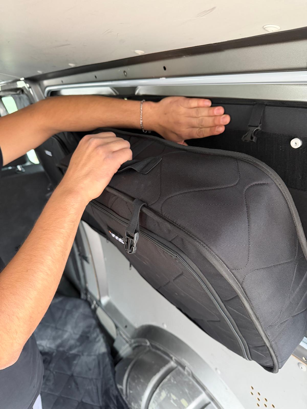 Fenstertaschen für VW T5, T6, T6.1 Caravelle, Transporter mit kurzem oder langem Radstand