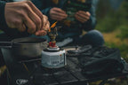 Fire Midge Stove Titanium fornello compatto per cartuccia - ultra leggero(45g)