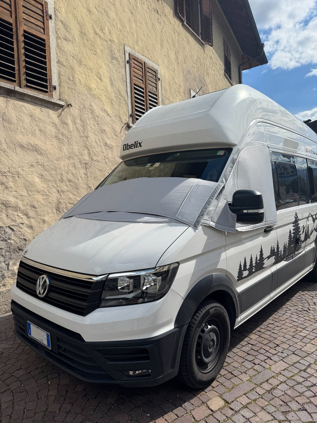 Isolamento termico - parabrezza esterna - Mercedes Sprinter/Hymer LT