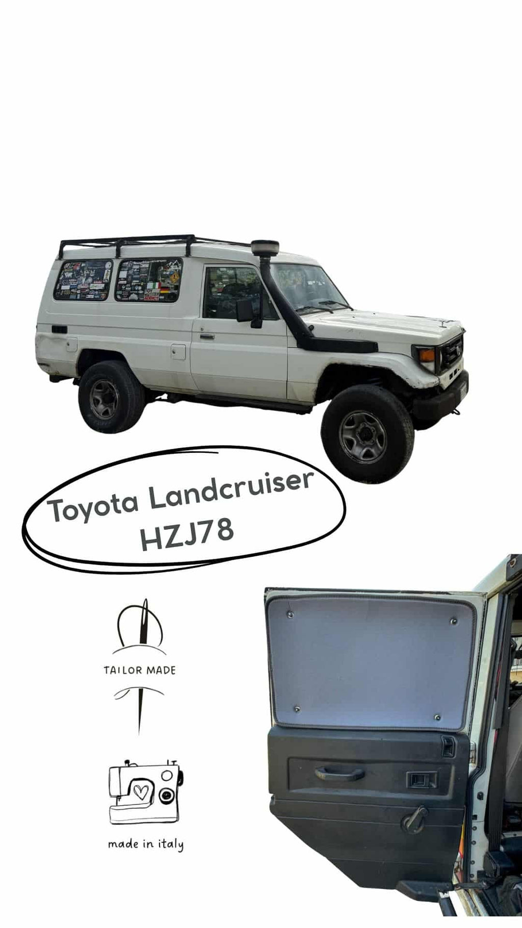 Oscuranti termici Toyota Land Cruiser HZJ 78