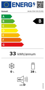 Frigo a compressore - Outwell Arctic Chill, 12V/230V