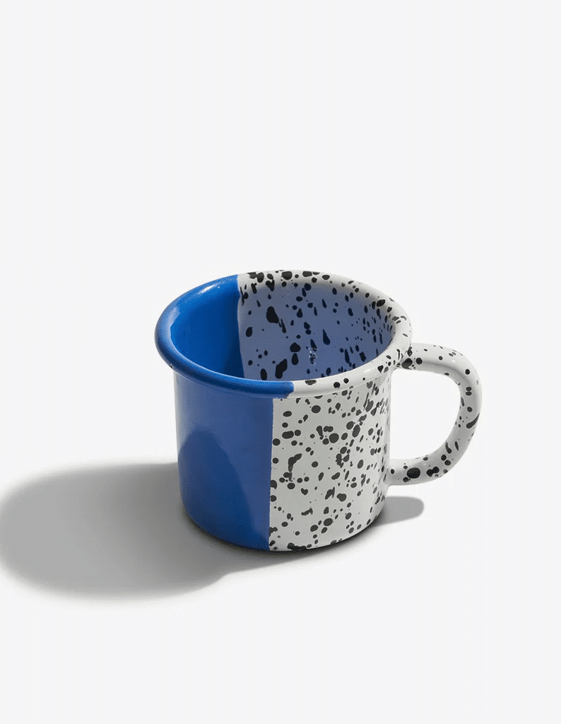 Tazza smaltata, KAPKA, "Mind Pop", vari colori