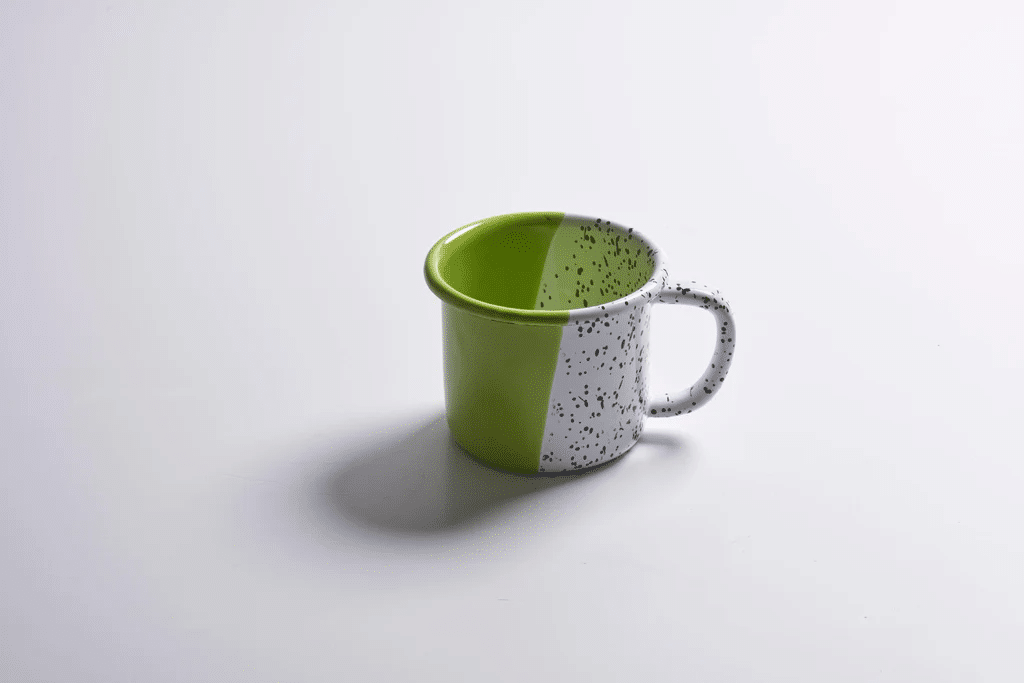 Tazza smaltata, KAPKA, "Mind Pop", vari colori