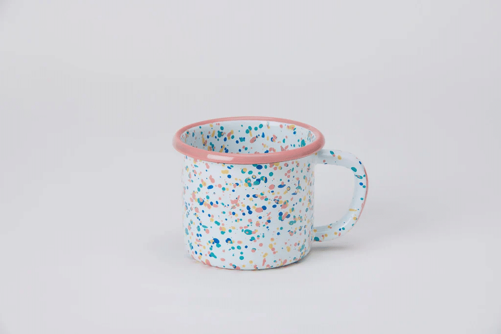 Tazza smaltata "Wonder Wheel" 7 cm, vari colori