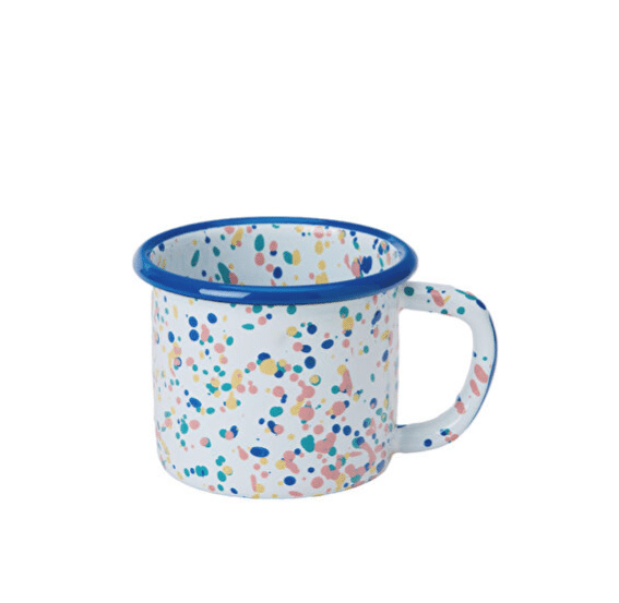 Tazza smaltata "Wonder Wheel" 7 cm, vari colori
