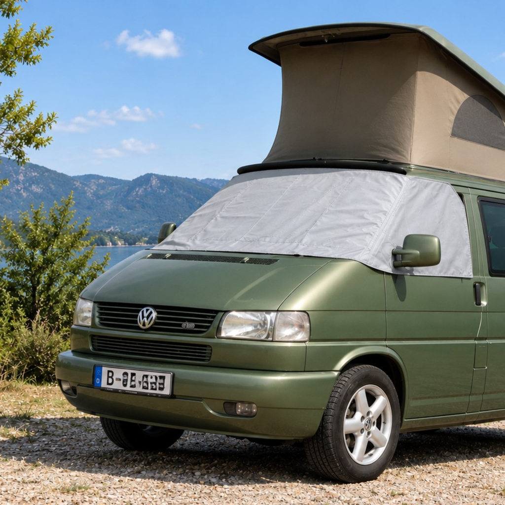 Light External Windshield Sun & Privacy Screen – VW T4 Multivan, California | One-Way Vision