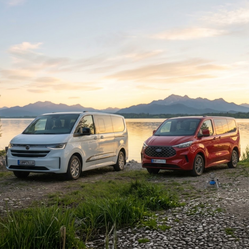 Oscuranti termici interni, 7 strati, VW Transporter/Caravelle (dal 2025), Ford Transit Custom/Tourneo Custom (dal 2024)