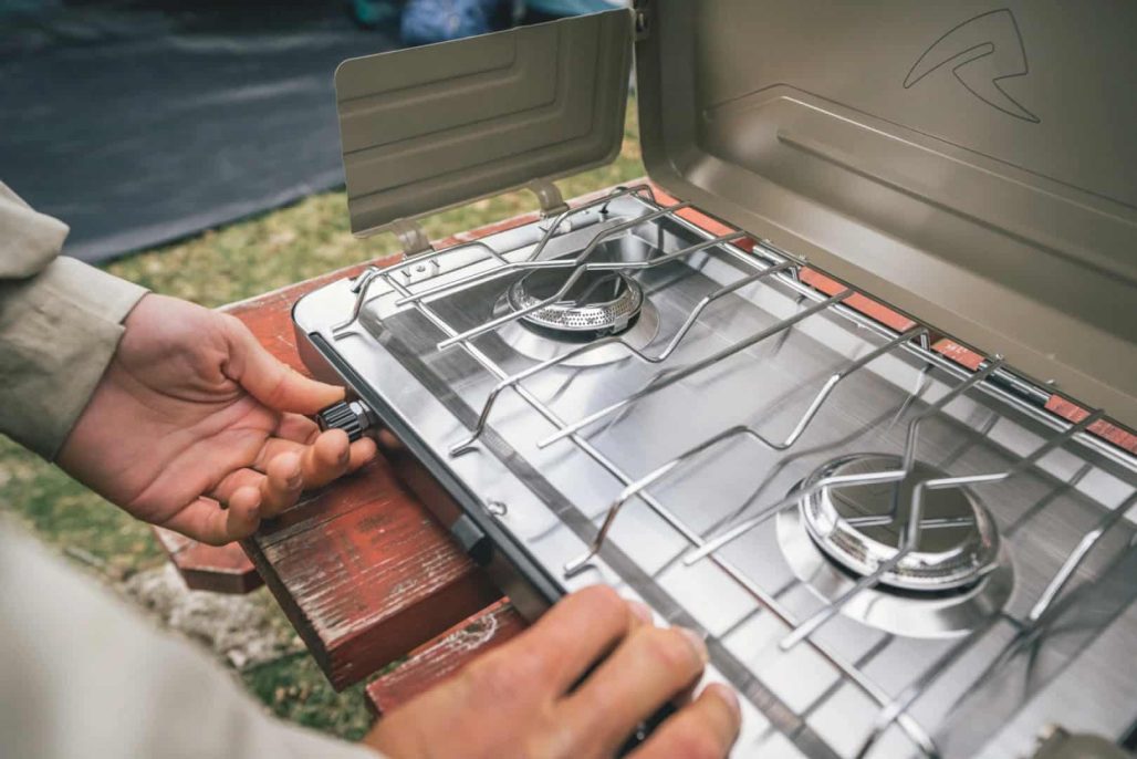 Kartuschenkocher, Robens Fire Hornet Basecamp Stove, 2-flammig – Bild 3