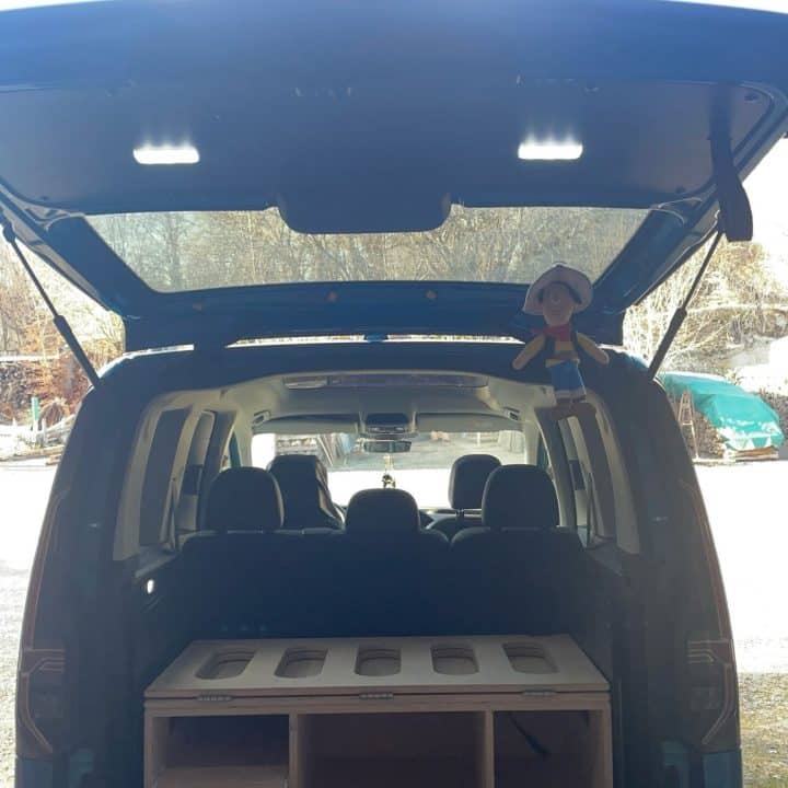 Camping box GROMI O, VW Caddy Maxi, Peugeot Rifter, Citroen Berlingo, Fiat Doblo, ...
