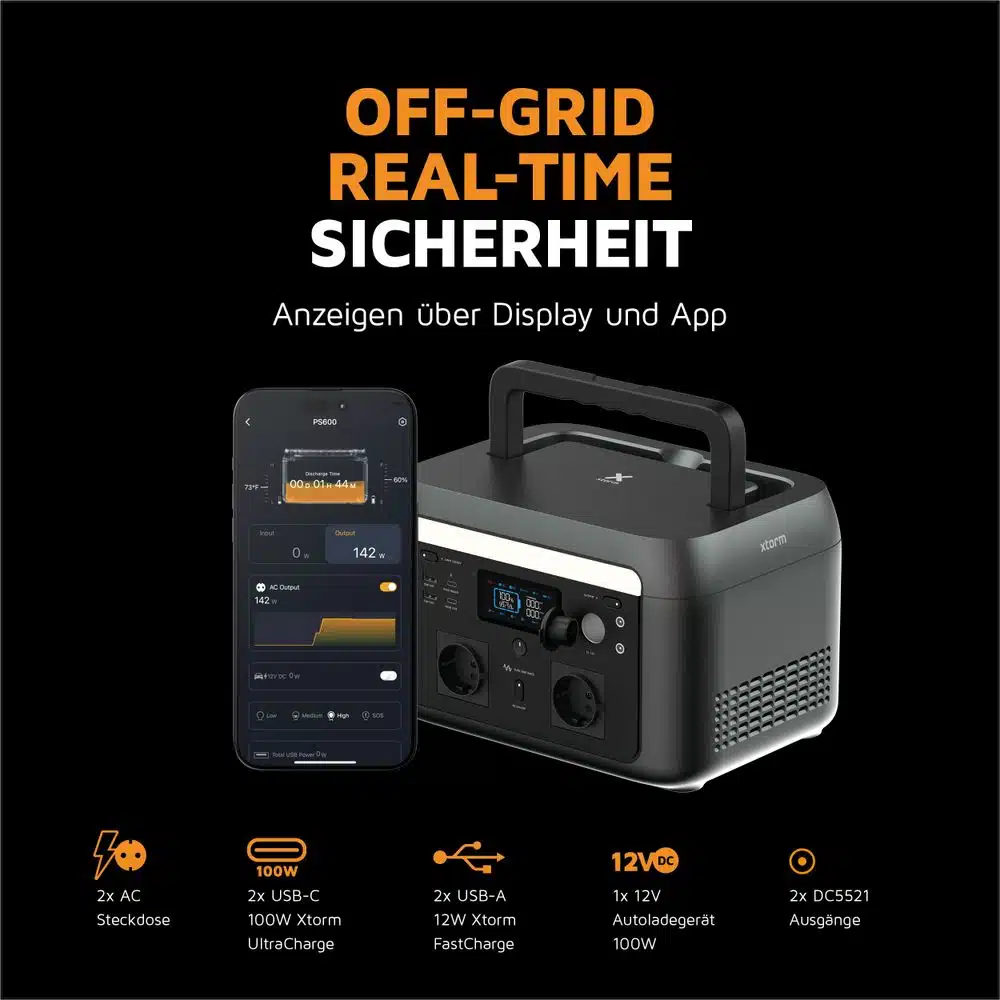 Powerstation, 600W, energia portatile per Van & Camper - immagine 9