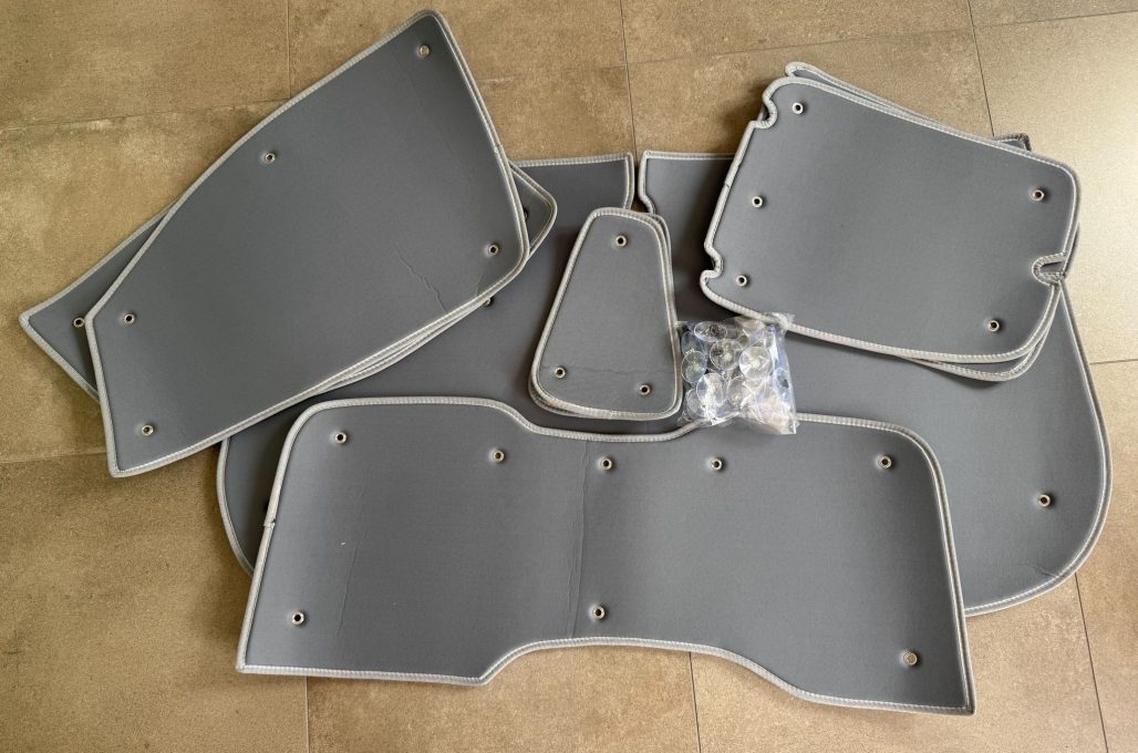 Thermomatten, 8 Stück, Fiat Qubo, Peugeot Bipper Tepee, Citroen Nemo, Anti-Kondens