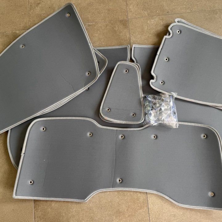 Thermomatten, 8 Stück, Fiat Qubo, Peugeot Bipper Tepee, Citroen Nemo, Anti-Kondens