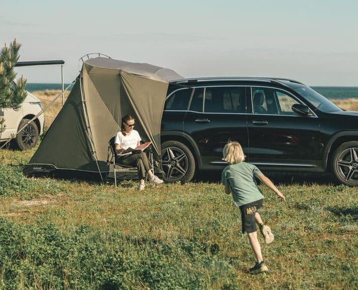 Tailgate tent, Sandcrest S, per Berlingo, Rifter, Courier, Caddy, ... mounting height: 155 – 185cm