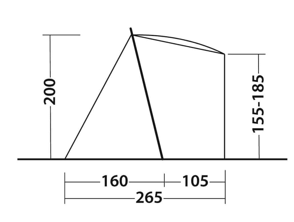 Tailgate tent, Sandcrest S, per Berlingo, Rifter, Courier, Caddy, ... mounting height: 155 – 185cm - Image 16