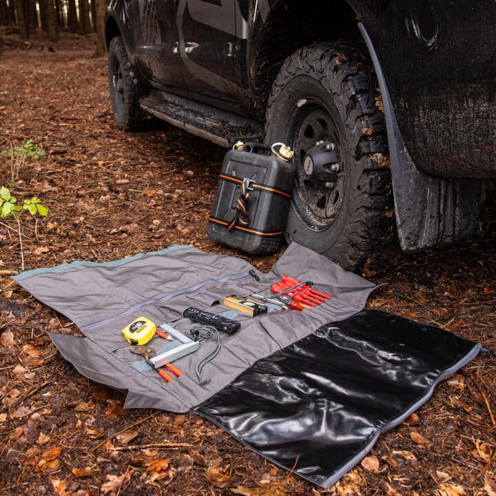 Tool roll bag – practical tool storage for offroad & workshop Use