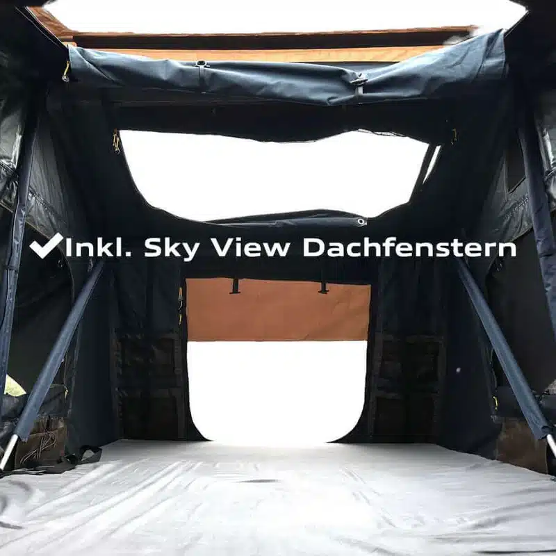 Tenda da tetto – Horntools Elements Gen II per 4 persone, colore midnight stone - immagine 10