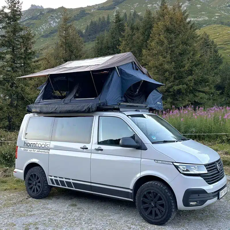 Tenda da tetto - Horntools Elements Gen II per 4 persone, colore ocean - immagine 3