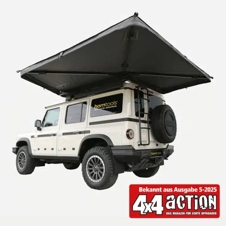 Tendalino horntools Horizon 270° - autoportante per Camper, Van e 4x4