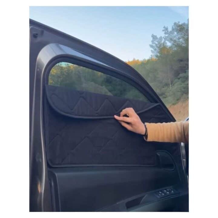 Thermomattenset, magnetisch mit Klappnaht für Lüftungsgitter, Peugeot Rifter, Citroën Berlingo, Opel Combo, Toyota Proace Verso, Fiat Doblò